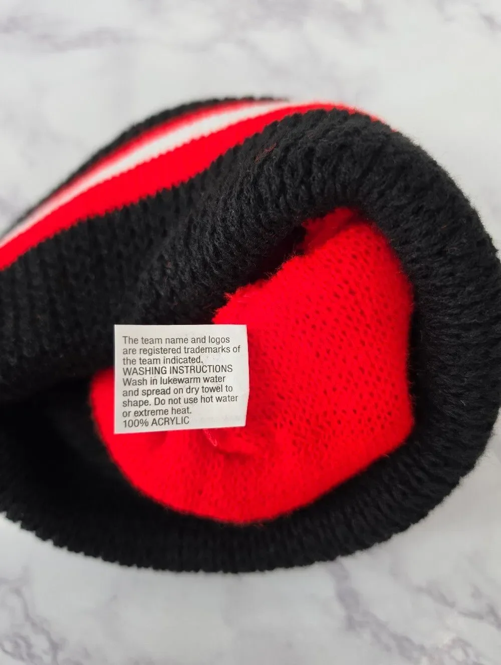 Detroit Red Wings NHL Beanie Hat Cap Tobbagan Vintage